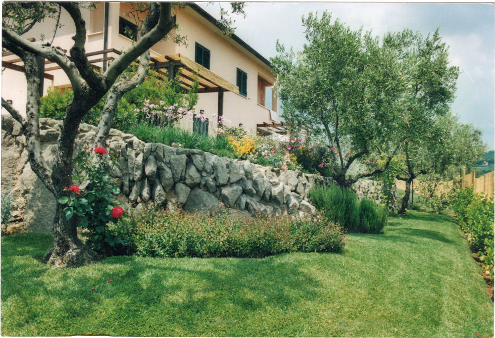 Veduta del giardino